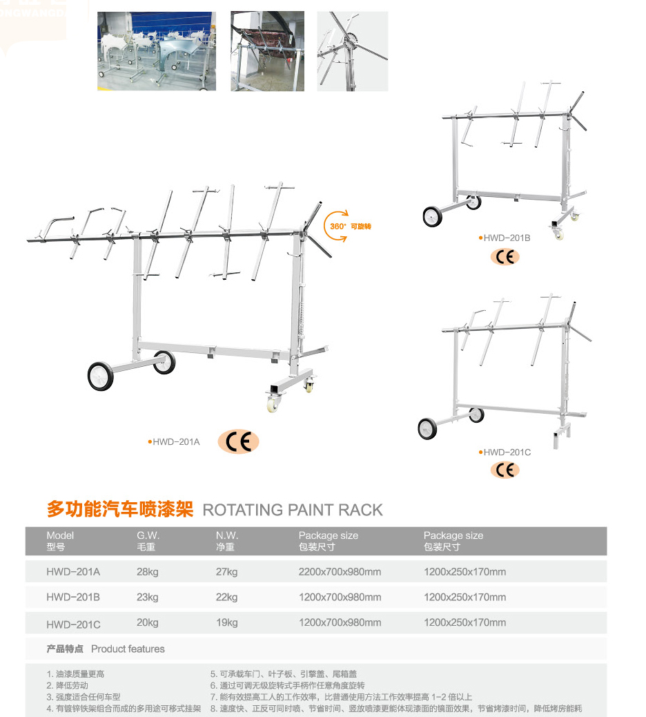 Panel beating painting stand