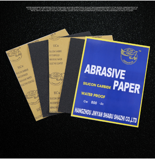 Waterproof abrasive paper for car workshop