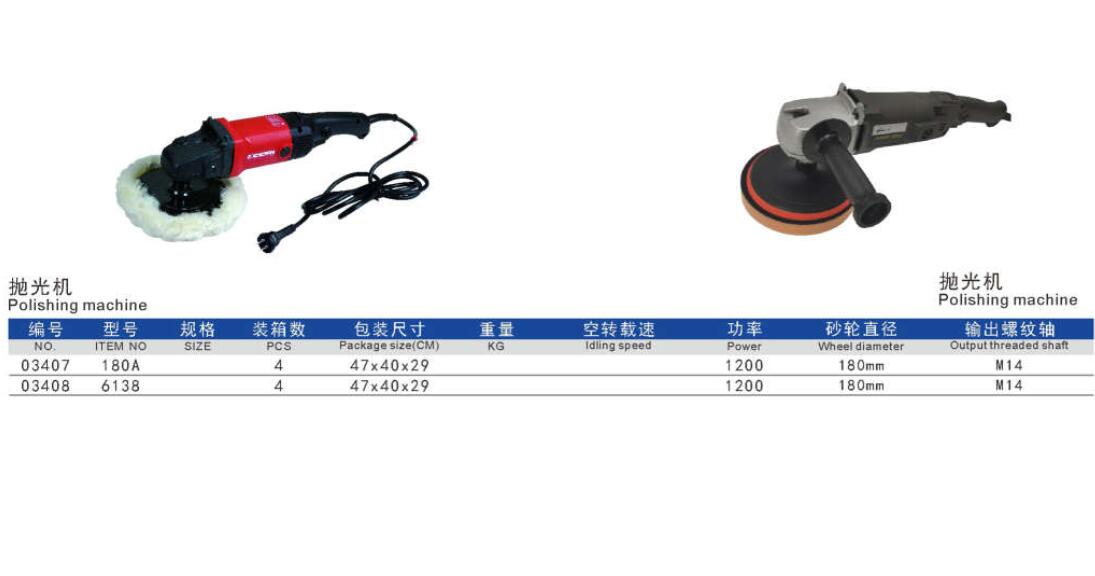 Electric polishing machine