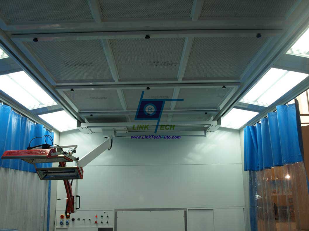 Moveable infrared inside the prep bay