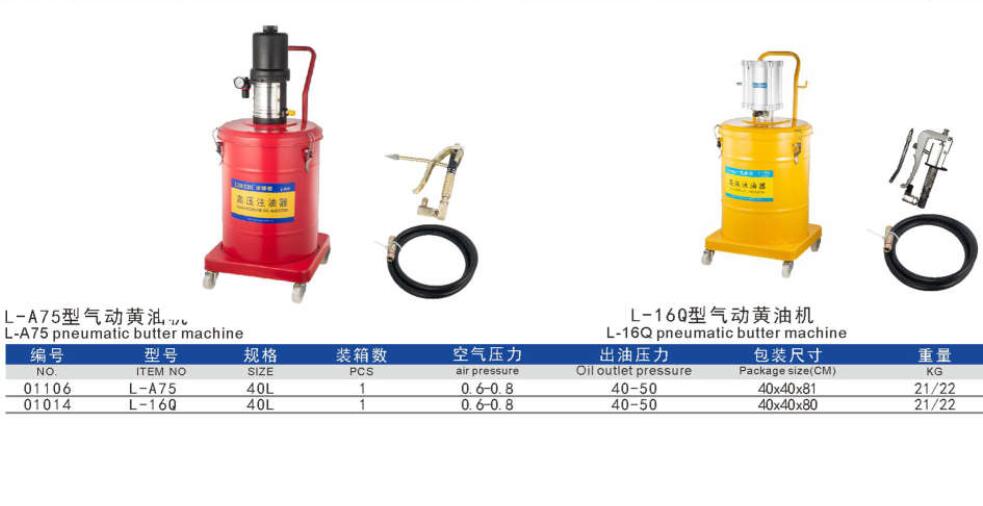 Pneumatic grease filling machine