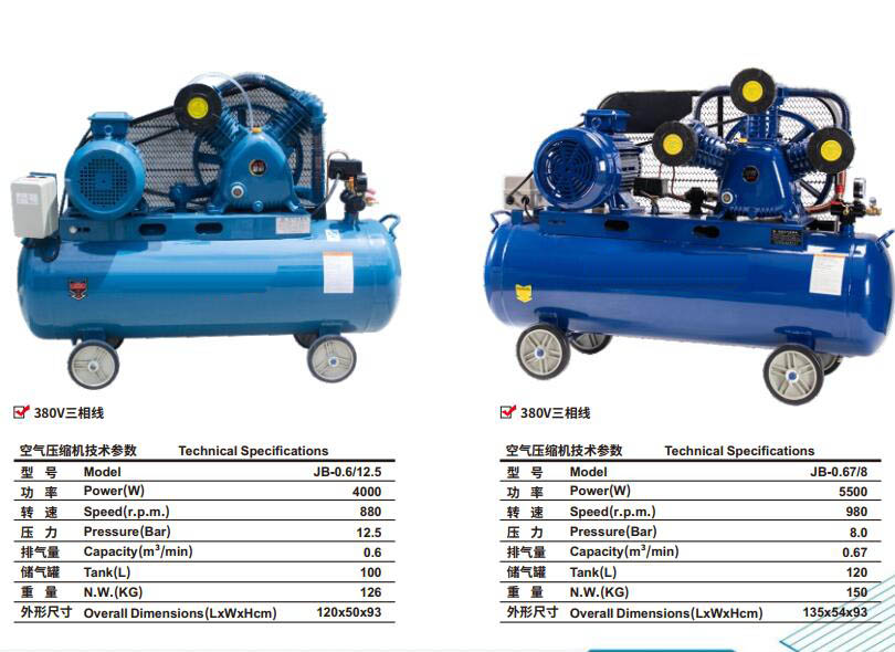 Air compressor (belt drive)