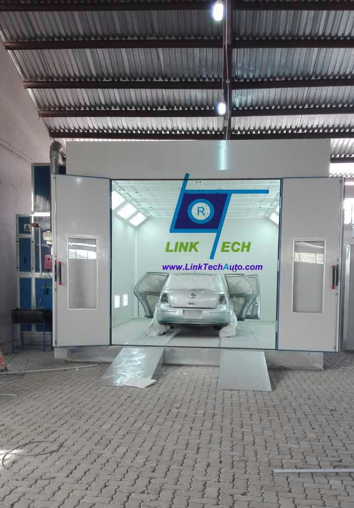 Spray booth for SUV painting