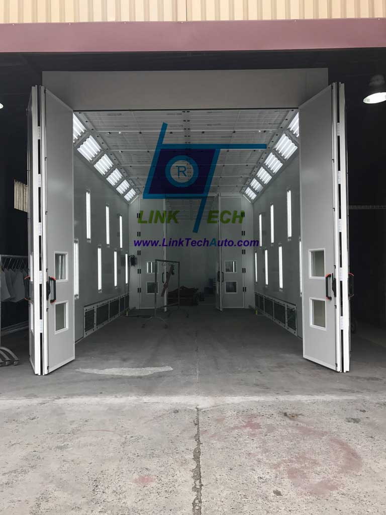 Bus paint spray booth