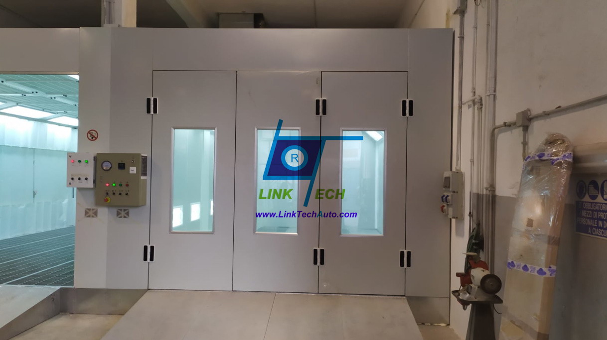 Spray booth for Italy customer