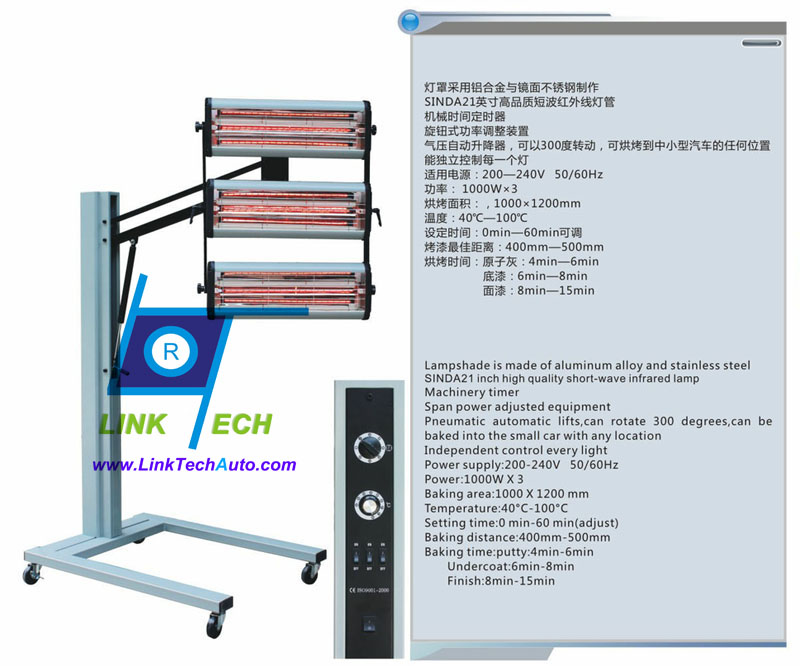 Infrared curing system