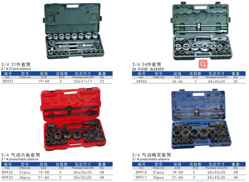 Socket for car maintenance