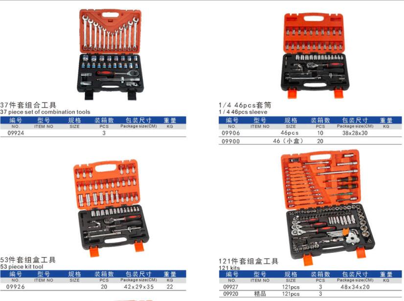 Service kit for car workshop