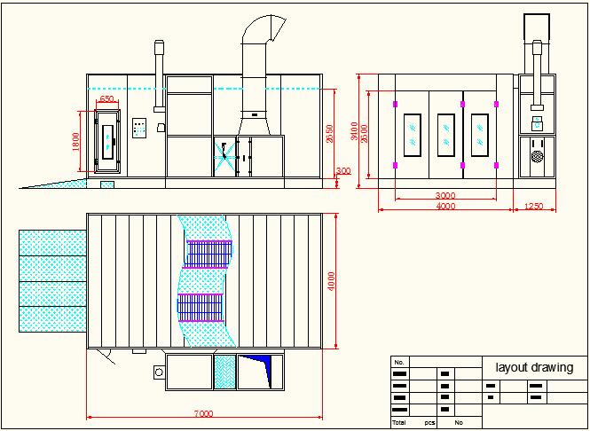 Spray booth